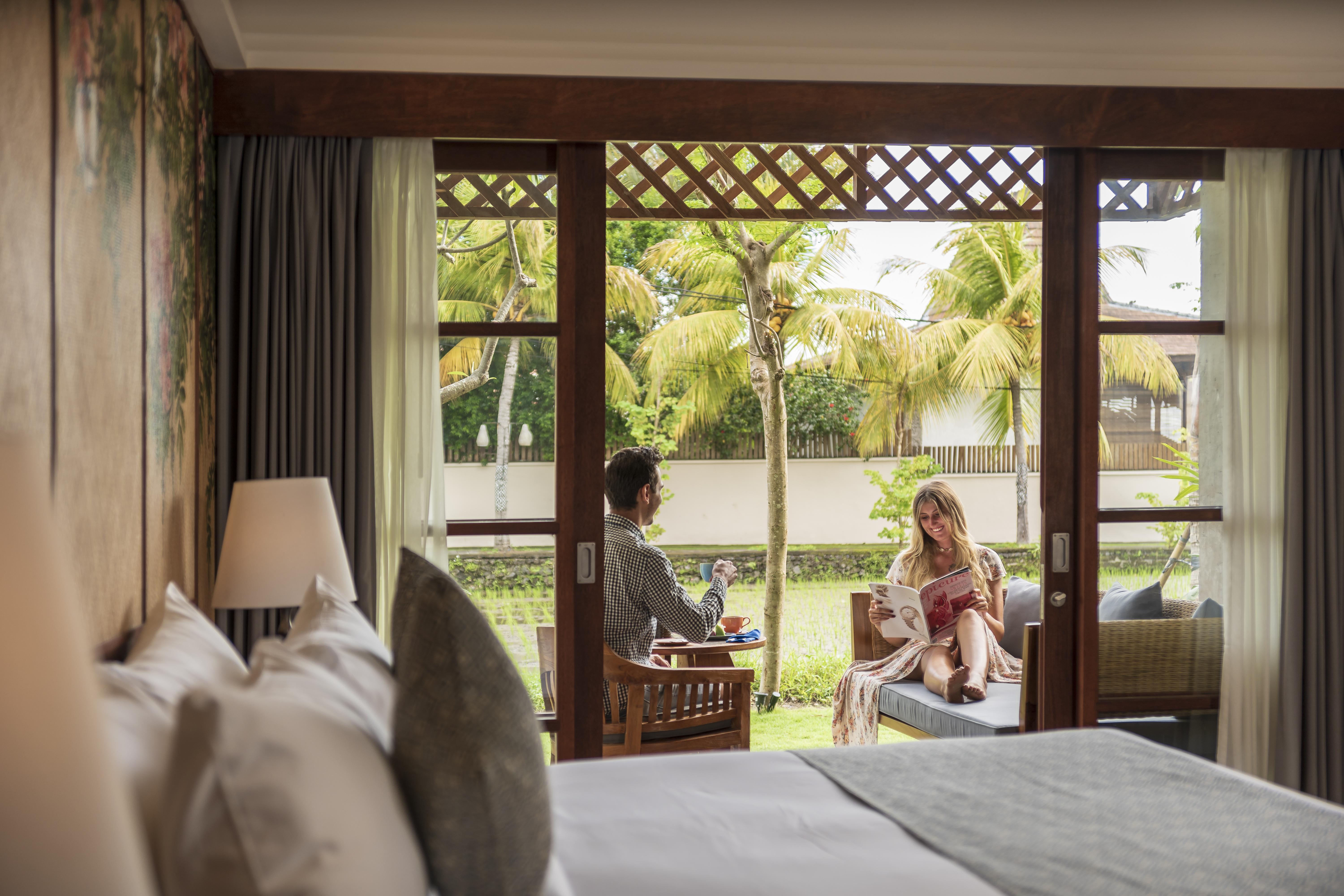 Adiwana Bisma Hotell Ubud Exteriör bild Deluxe Room with garden view